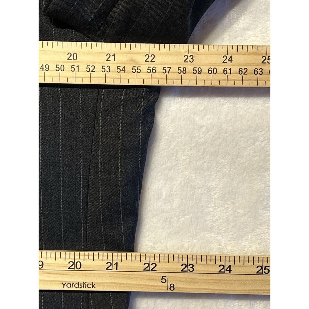 Brooks Brothers Madison 1818 42-44R Gray Stripe Blazer Sport Coat Italian Wool - Picture 12 of 16